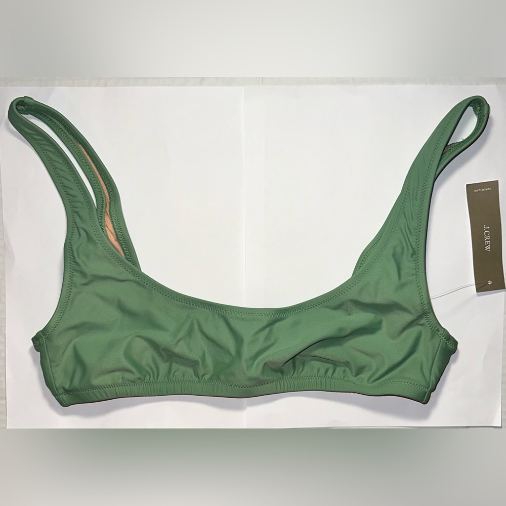 J. Crew Green Bikini Top
